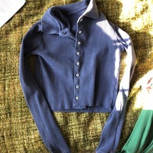 Brandy Melville Button Up Top